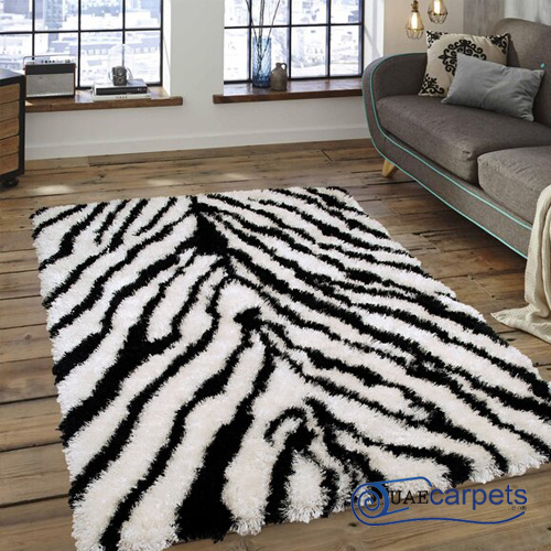 zebra print rug